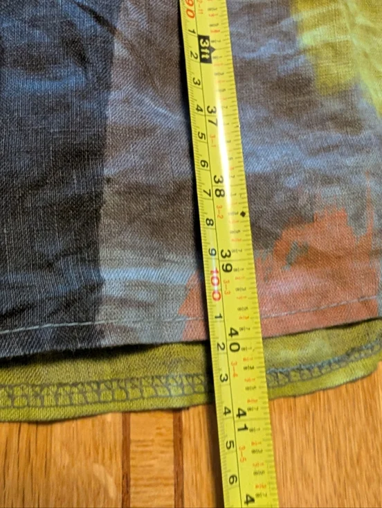 NWT 100% LINEN SUNDRESS,2X - Picture 6 of 7